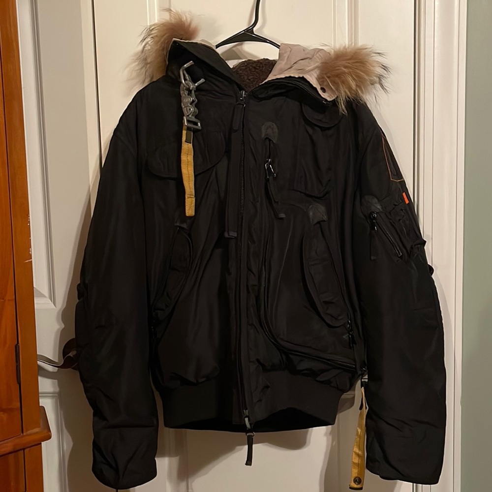 Mens Parajumpers Parka styled jacket sized large.